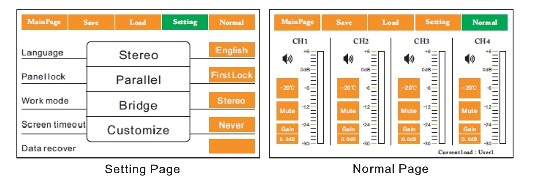 带touch screen.png的数字功率放大器