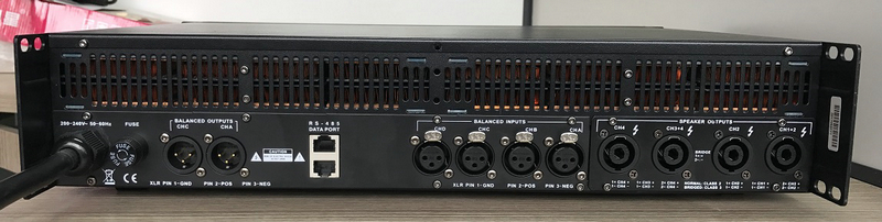 Sanway带触摸屏DP10Q的4通道数字DSP音频功率放大器